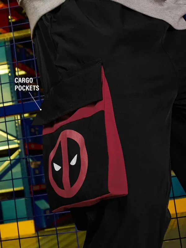 Deadpool-Inspired Men's Cargo Pants – Trendy & Comfortable - Image 3