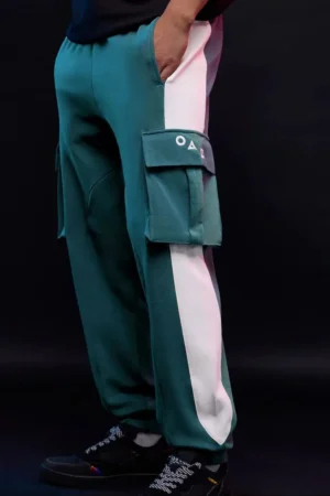 Loose Fit Green Cargo Pants – Trendy Streetwear Style