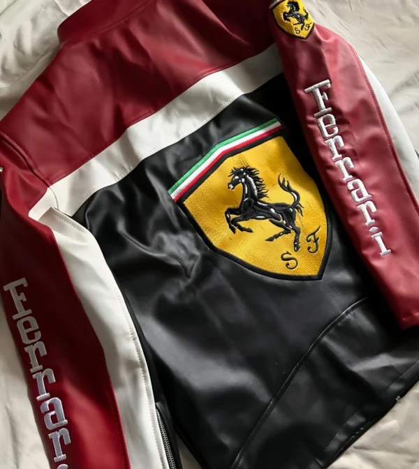 F1 Leather Motorcycle Jacket for Men & Women – Premium Racing-Inspired Leather Jacket | Drip Mania - Image 2