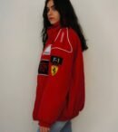 Ferrari F1 Precision Oversized Racer Jacket Drip Mania side image