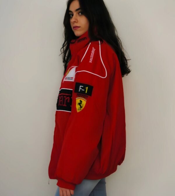 Ferrari F1 Precision Oversized Racer Jacket Drip Mania side image