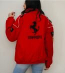 Ferrari F1 Precision Oversized Racer Jacket Drip Mania back image