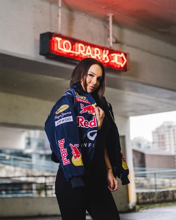 Red Bull Jacket F1 side pose image