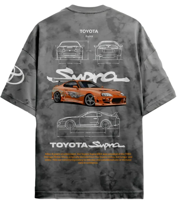 Toyota Supra Oversized T-Shirt – Ultimate Comfort & Stylish Fit for Car Lovers - Image 2