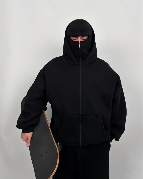 Balaclava Hoodie Zipper - Image 2