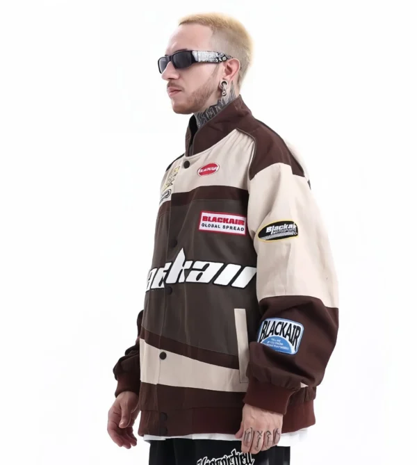 Blackair jacket brown side image