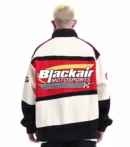 Black Air Racing Jacket–Premium Back Image