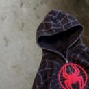Spidey Hoodie Back View - Limited Edition OG Black Hoodie