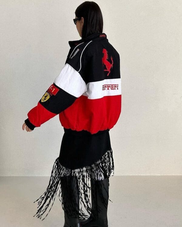Ferrari F1 Jacket – Ferrari F1 Premium Racing Jacket back image