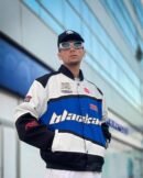 Black Air Racing Jacket for Men – F1 Inspired Oversized Streetwear | Drip Mania full view image