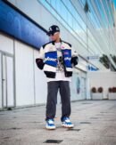 Black Air Racing Jacket for Men – F1 Inspired Oversized Streetwear | Drip Mania