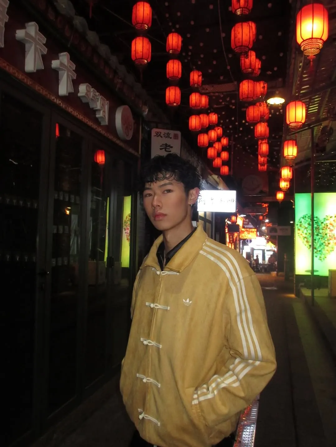 Drip Mania Yellow CNY Jacket - Premium Front View Streetwear Bomber