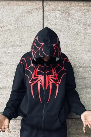 Spiderman Hoodie – Trendy & Comfortable Spider Graphic Hoodie for Ultimate Style