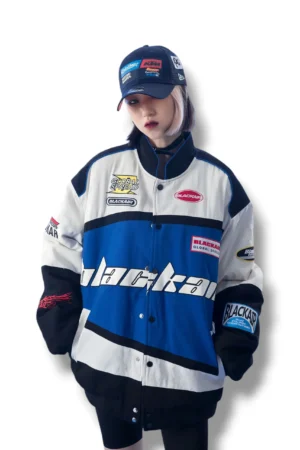 Blackair jacket blue front image