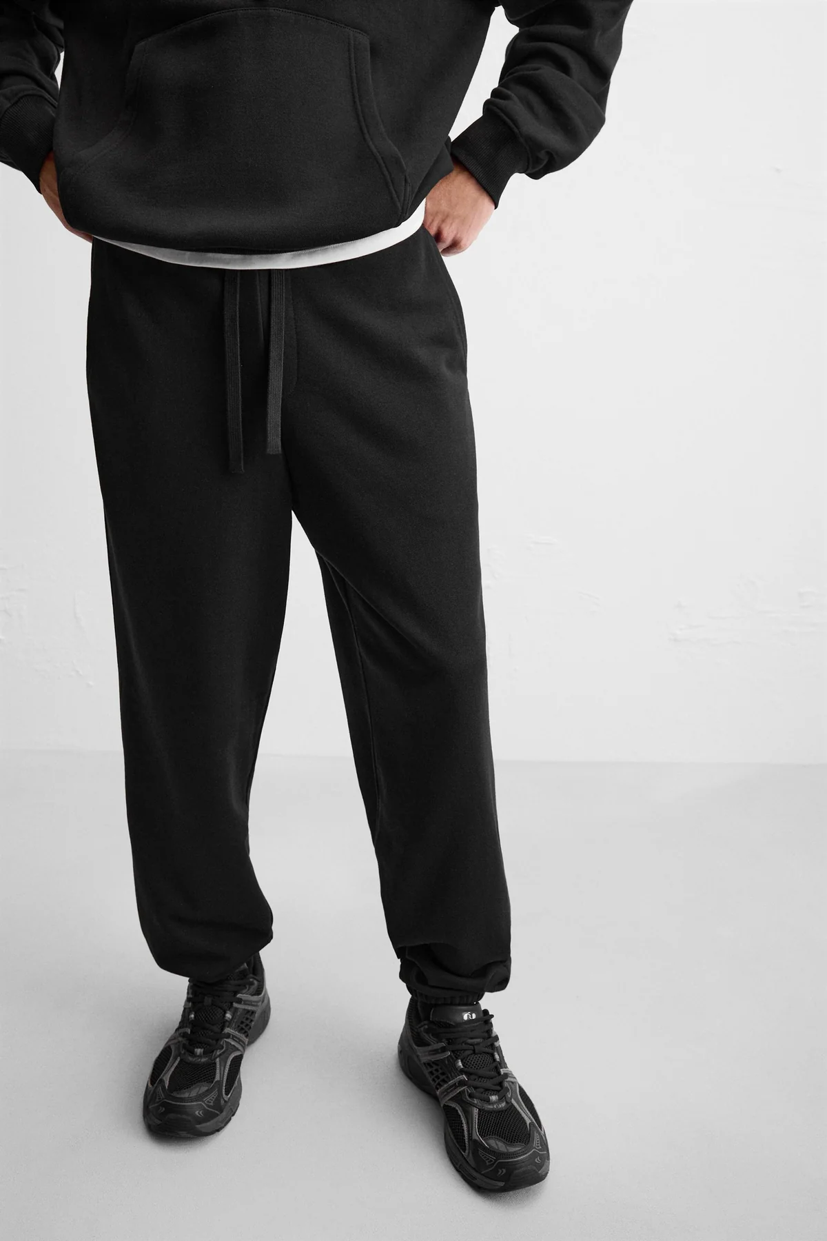 Cozy Black Track Pants – Ultimate Comfort & Style - Drip Mania India