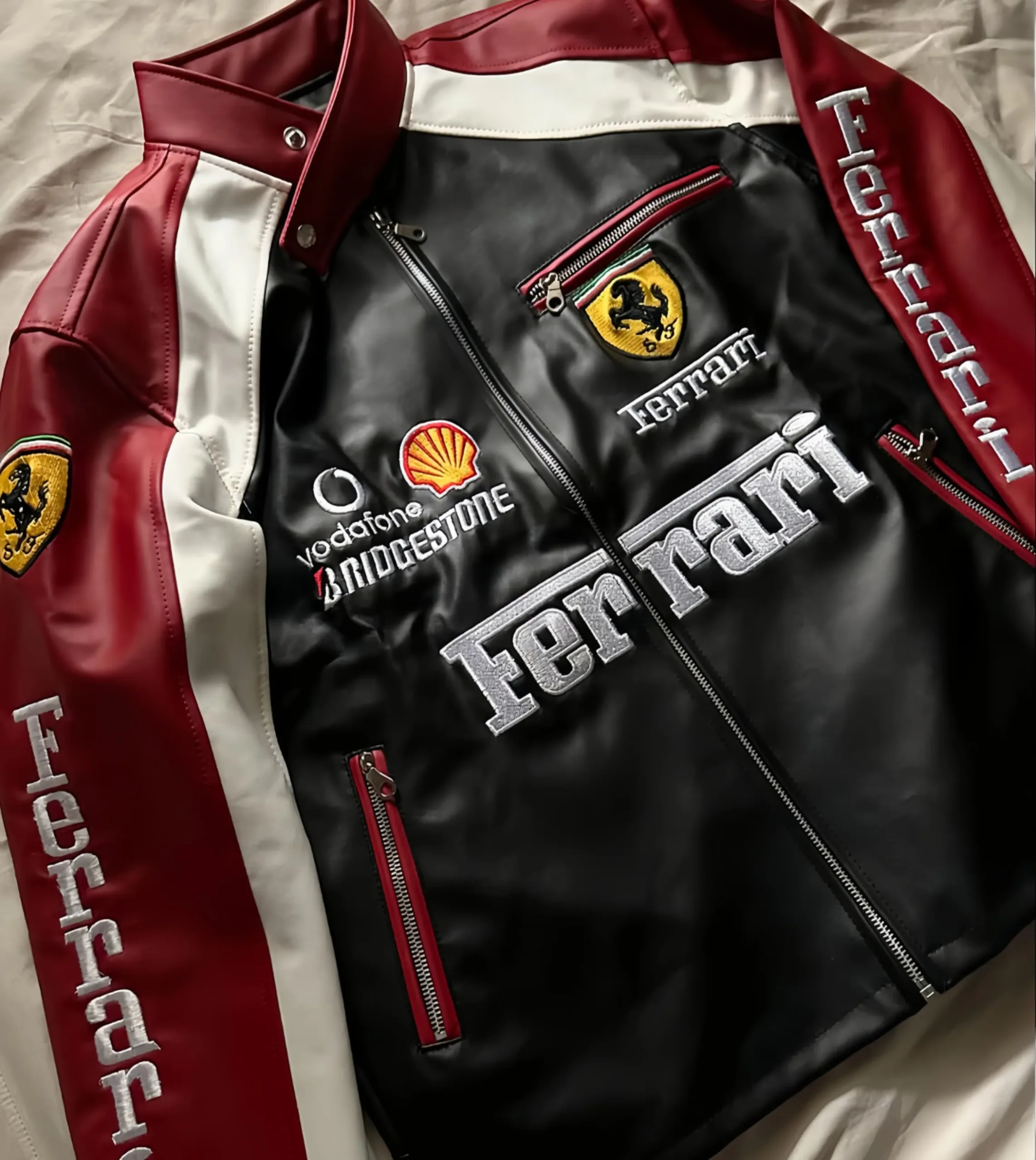 Ferrari F1 Racer Leather Jacket 1 11zon scaled 2