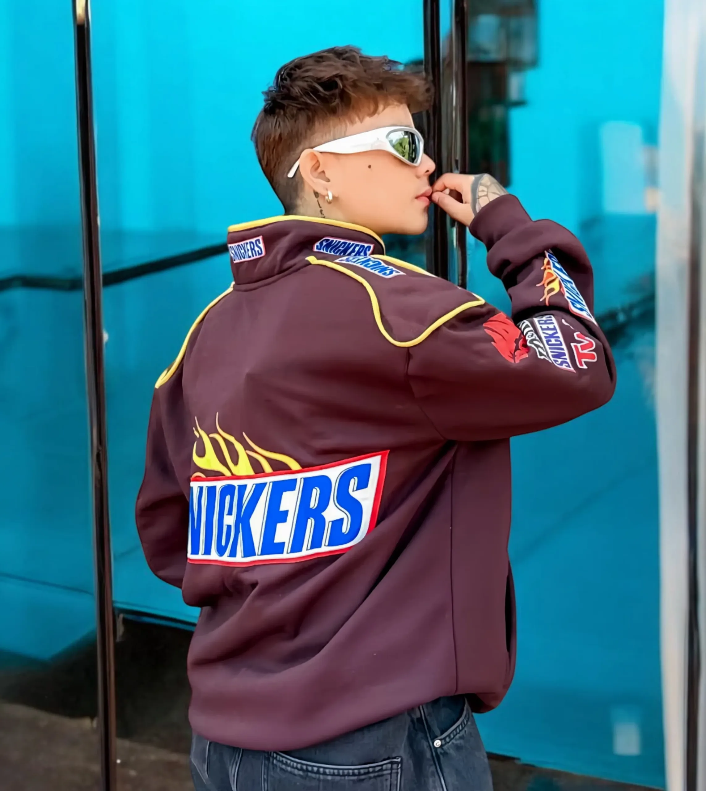 Snickers Racer Jacket – Premium Men's Motorcycle & Racing Jacket for Performance & Style - Image 4