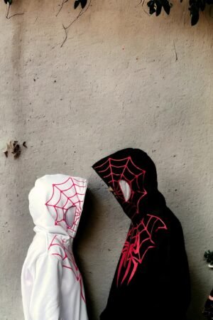Couple Spider-Man Full Zipper Hoodie Matching Superhero Hoodies