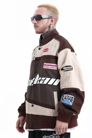 Blackair jacket brown side image